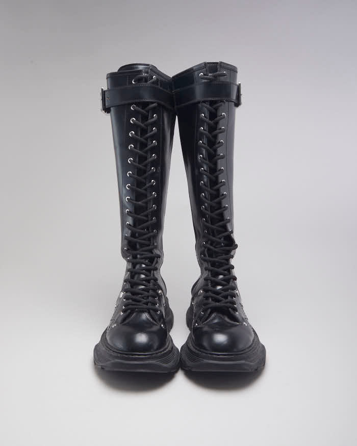 Alexander McQueen Tread Lace-up Boots - UK4