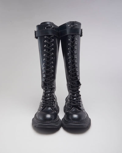 Alexander McQueen Tread Lace-up Boots - UK4