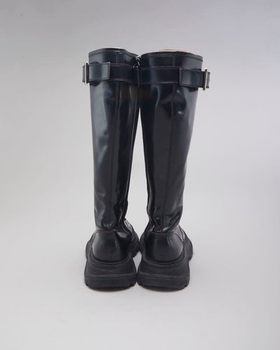 Alexander McQueen Tread Lace-up Boots - UK4