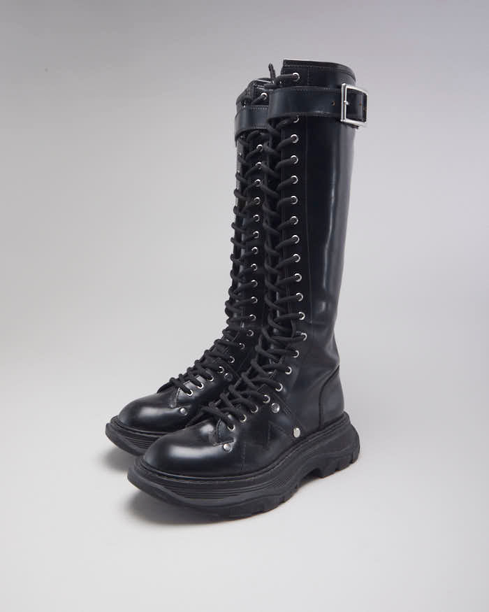 Alexander McQueen Tread Lace-up Boots - UK4
