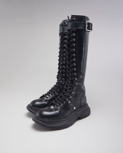 Alexander McQueen Tread Lace-up Boots - UK4