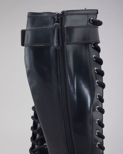 Alexander McQueen Tread Lace-up Boots - UK4