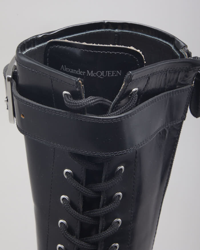 Alexander McQueen Tread Lace-up Boots - UK4