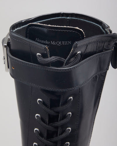 Alexander McQueen Tread Lace-up Boots - UK4