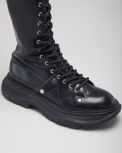 Alexander McQueen Tread Lace-up Boots - UK4