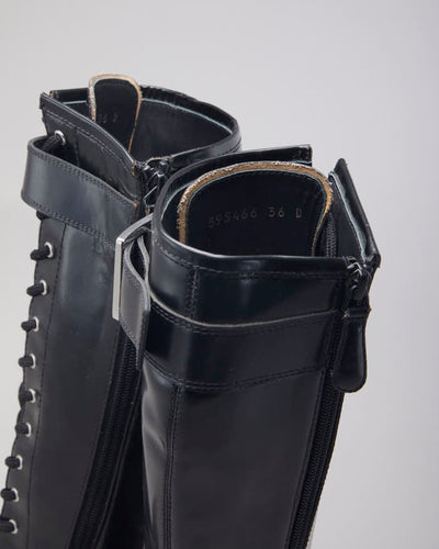 Alexander McQueen Tread Lace-up Boots - UK4