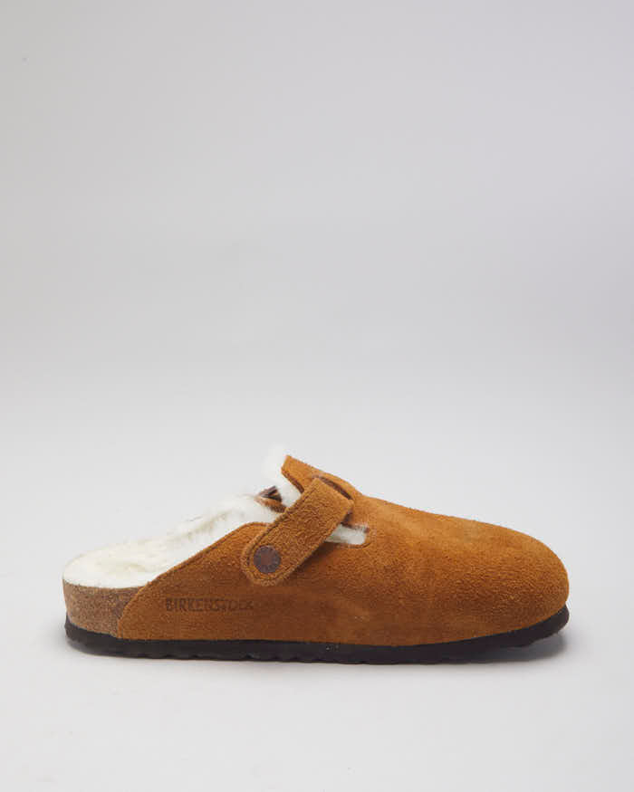 Birkenstock Boston Shearling Mink Clogs - UK4