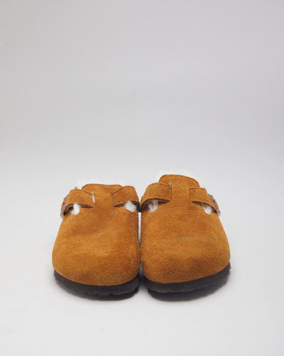 Birkenstock Boston Shearling Mink Clogs - UK4