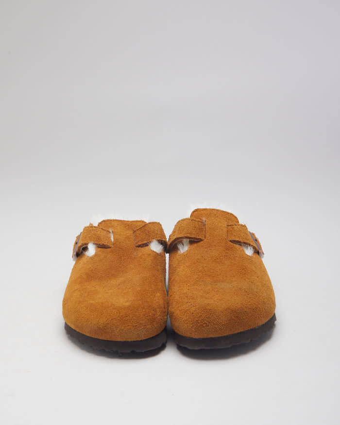 Birkenstock Boston Shearling Mink Clogs - UK4