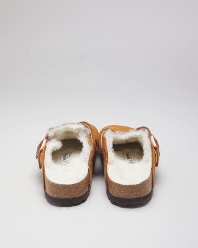 Birkenstock Boston Shearling Mink Clogs - UK4