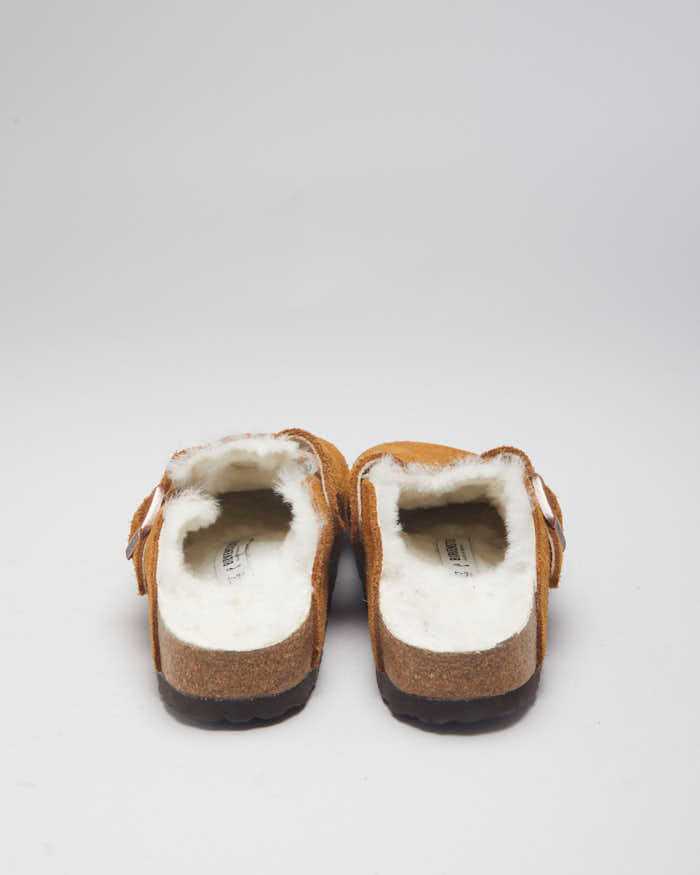 Birkenstock Boston Shearling Mink Clogs - UK4