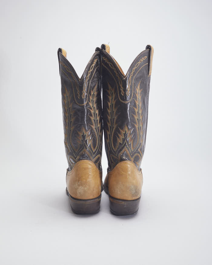 Tony Lama Brown Cowboy Boots - UK5