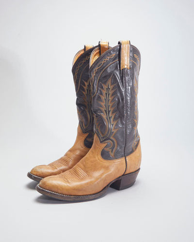 Tony Lama Brown Cowboy Boots - UK5