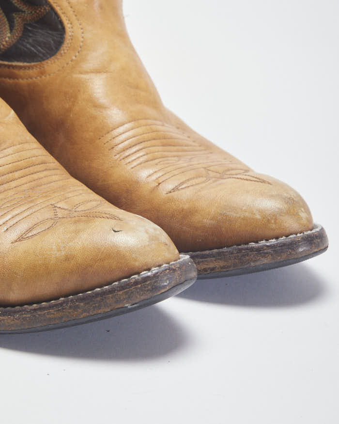 Tony Lama Brown Cowboy Boots - UK5
