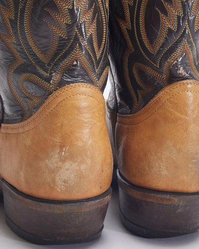 Tony Lama Brown Cowboy Boots - UK5
