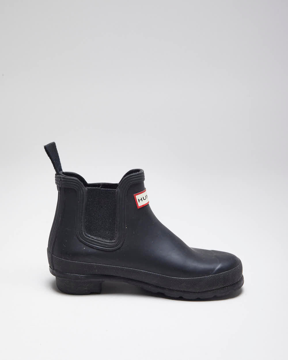 Hunter Black Short Wellington Boots - UK4