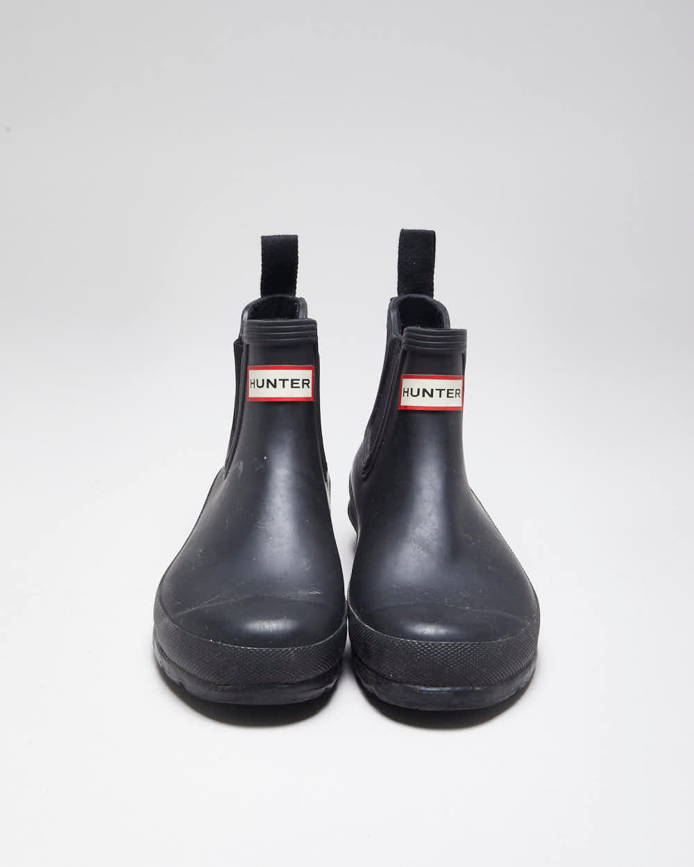 Hunter Black Short Wellington Boots - UK4