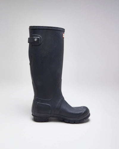Hunter Black Wellington Boots - UK5
