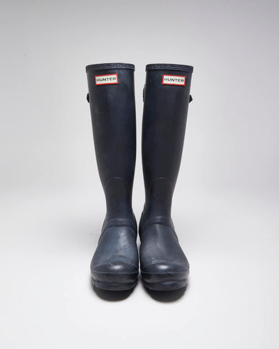 Hunter Black Wellington Boots - UK5