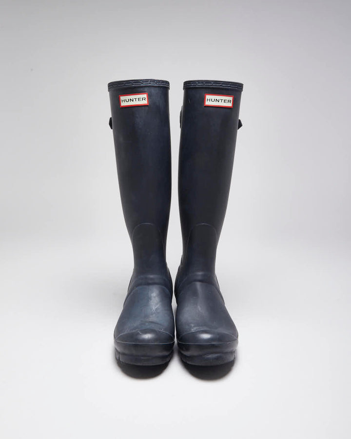 Hunter Black Wellington Boots - UK5