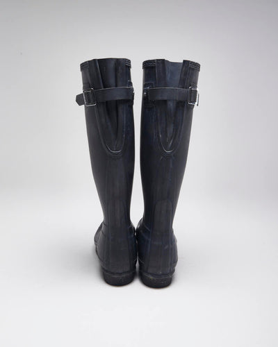 Hunter Black Wellington Boots - UK5