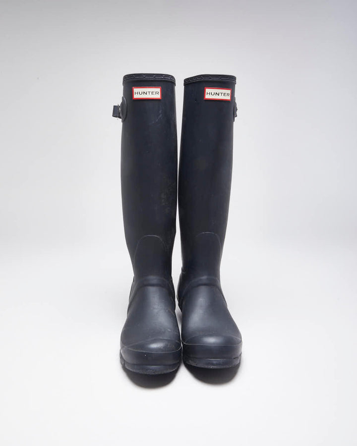 Hunter Black Wellington Boots - UK6