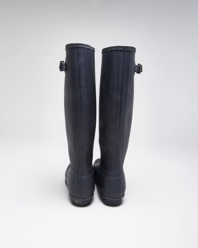 Hunter Black Wellington Boots - UK6