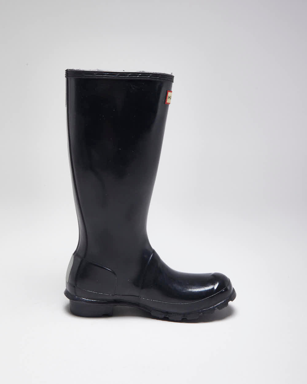 Hunter Black Wellington Boots - UK4