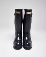 Hunter Black Wellington Boots - UK4