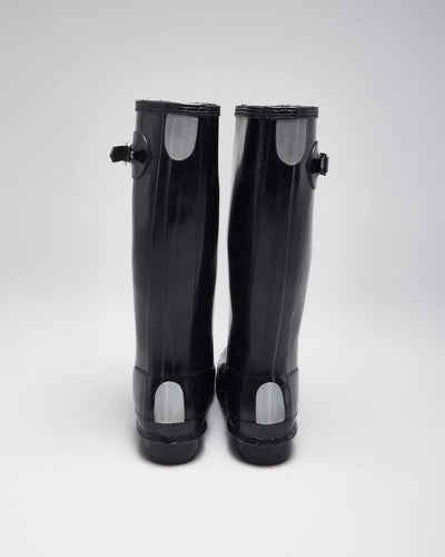 Hunter Black Wellington Boots - UK4