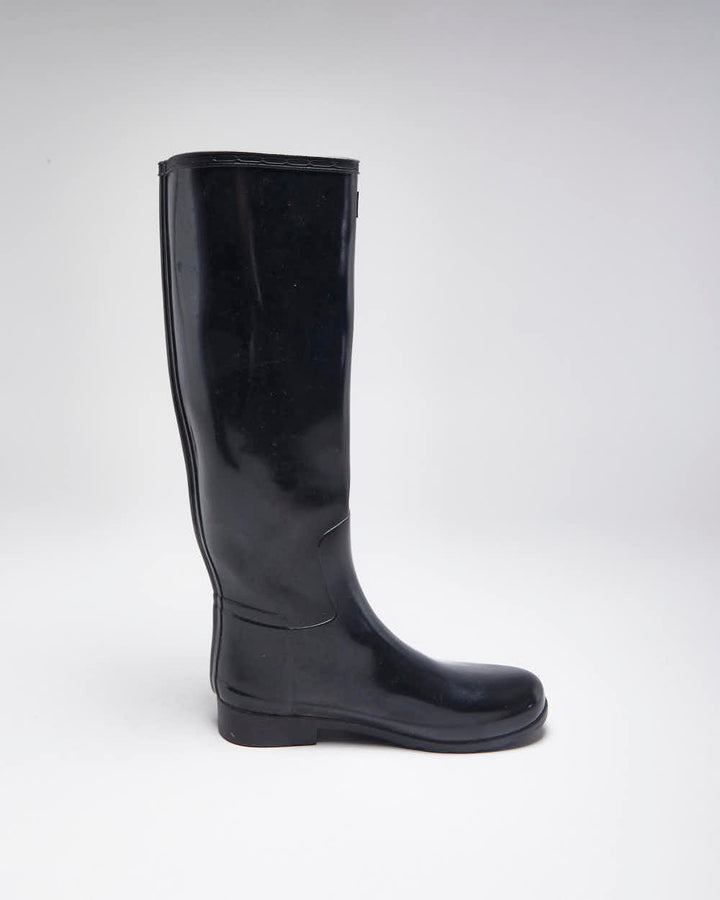 Hunter Black Wellington Boots - UK6