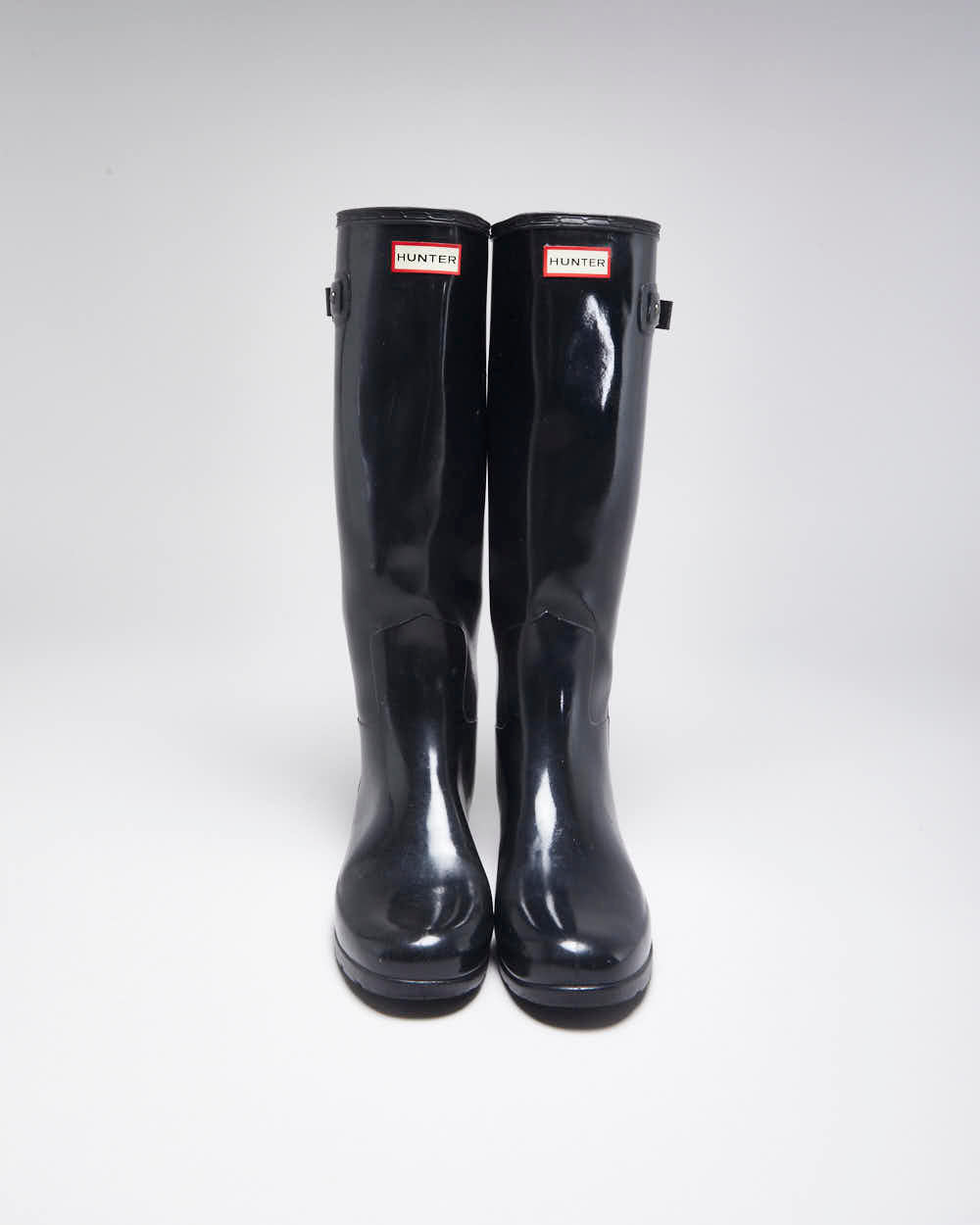 Hunter Black Wellington Boots - UK6