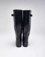 Hunter Black Wellington Boots - UK6