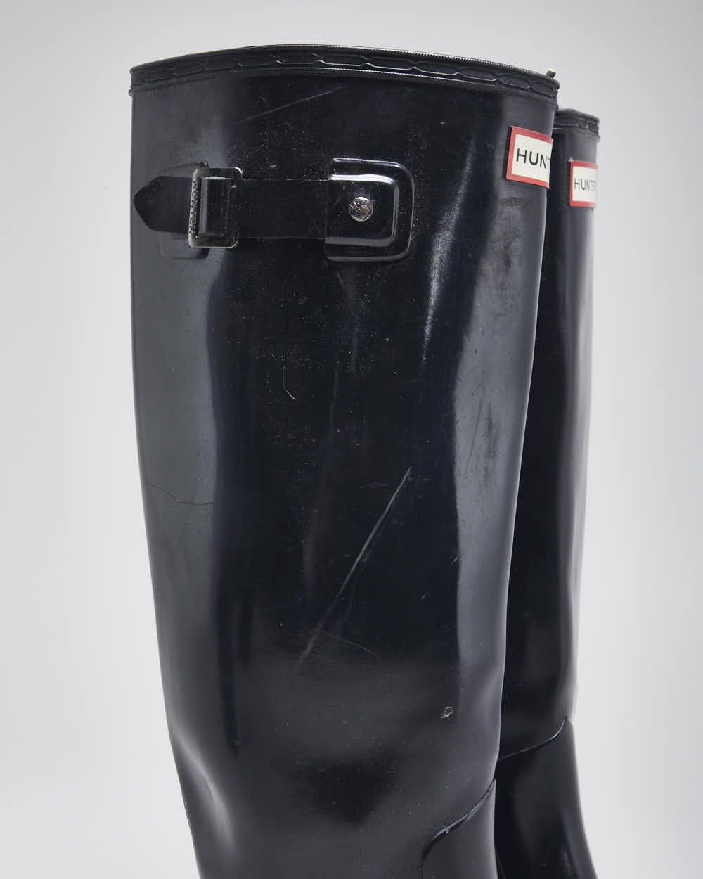 Hunter Black Wellington Boots - UK6