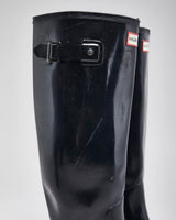 Hunter Black Wellington Boots - UK6