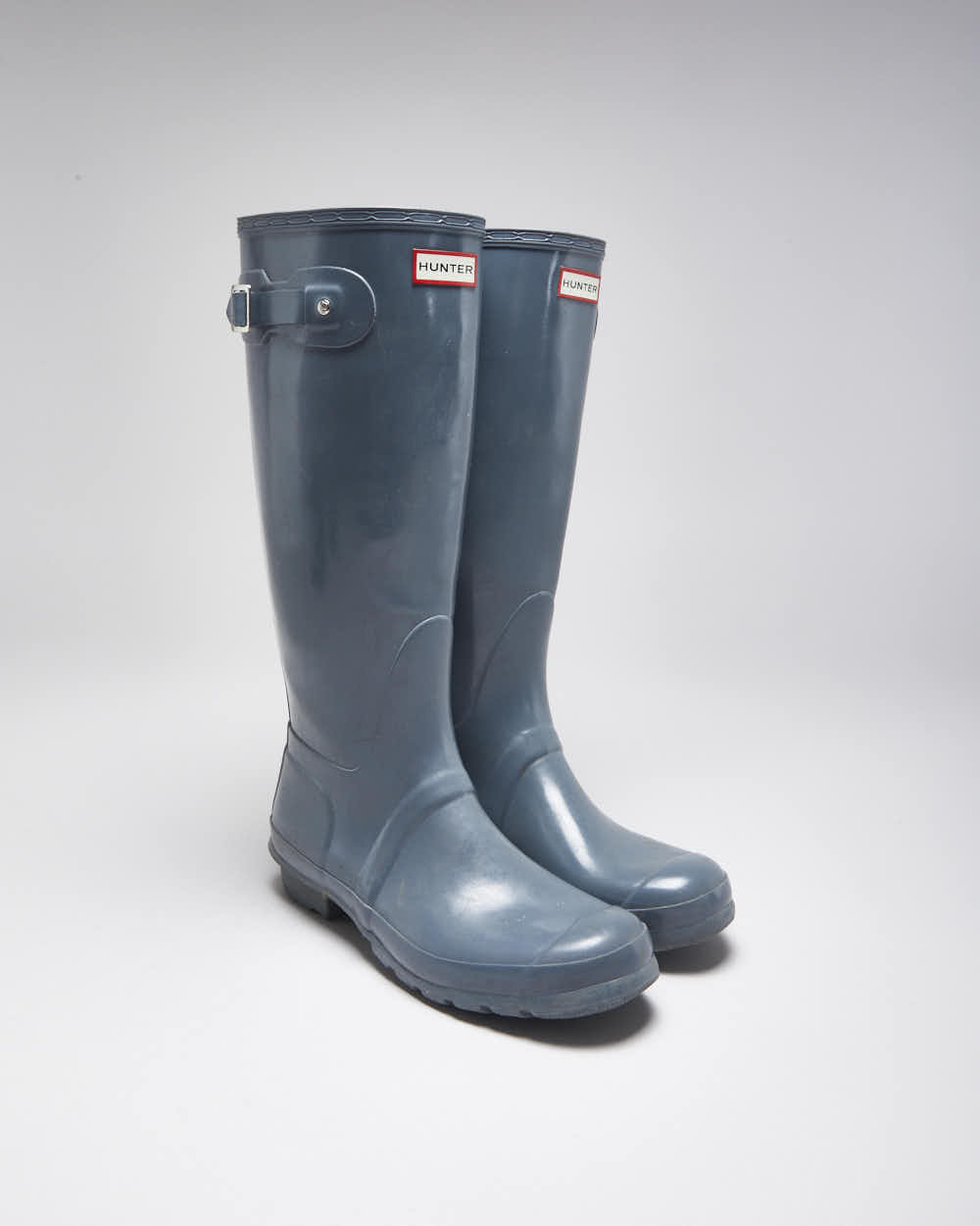 Hunter Black Wellington Boots - UK8