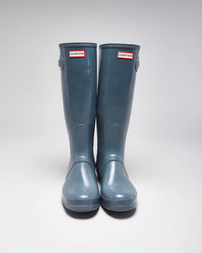 Hunter Black Wellington Boots - UK8
