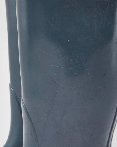 Hunter Black Wellington Boots - UK8