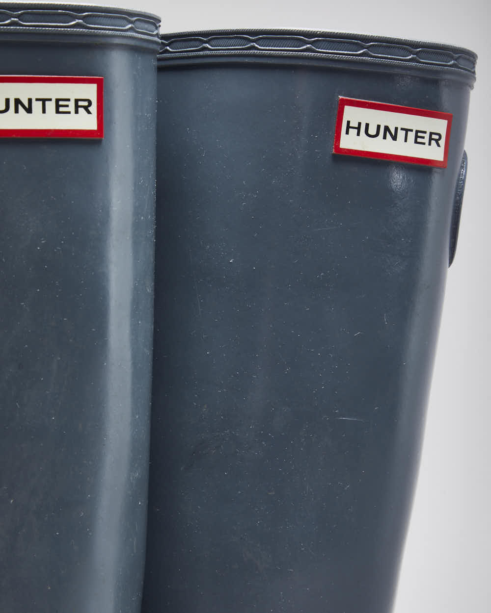 Hunter Black Wellington Boots - UK8