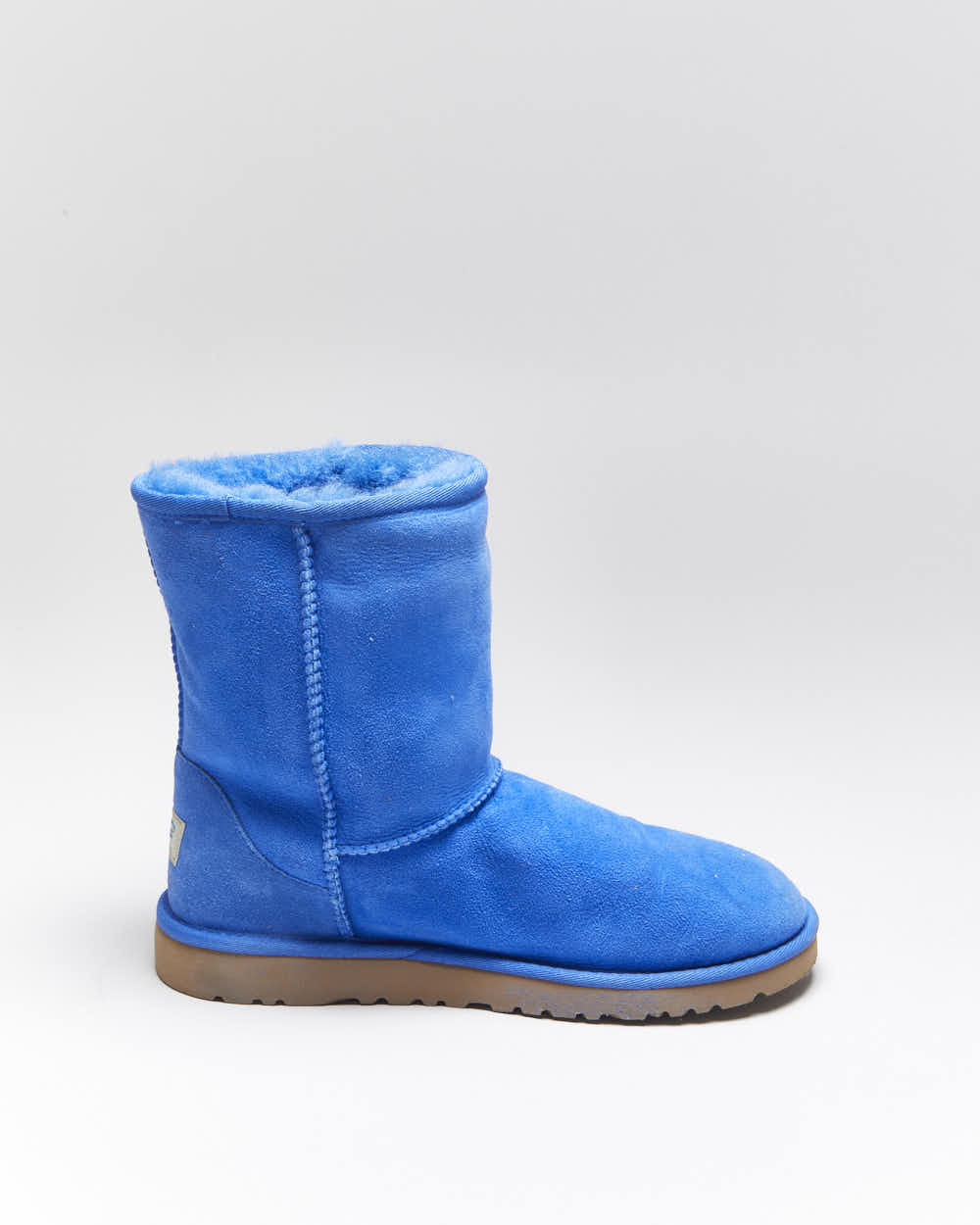 Vintage Y2k 00s UGG Australia Blue Sheepskin Lined Boots - UK5