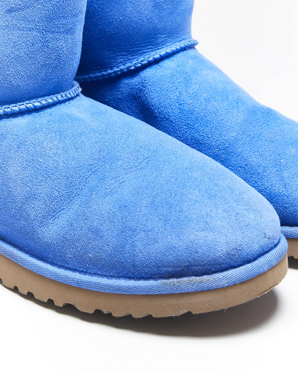 Vintage Y2k 00s UGG Australia Blue Sheepskin Lined Boots - UK5