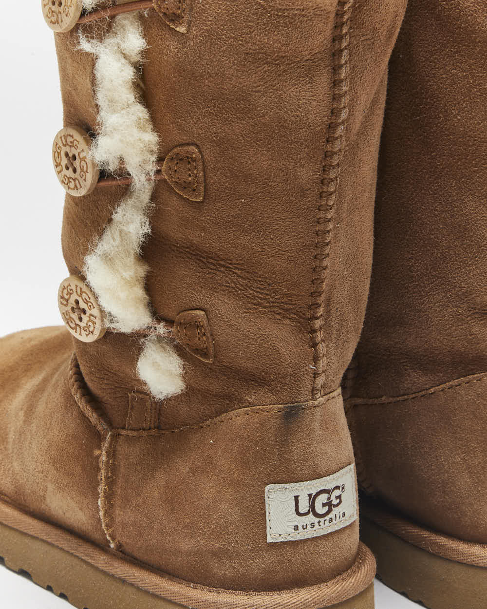 Vintage Y2k 00s UGG Australia Sheepskin Lined Boots - UK3