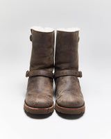 Vintage Y2k 00s UGG Australia Sheepskin Lined Leather Waterproof  Boots - UK6.5