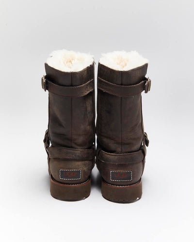 Vintage Y2k 00s UGG Australia Sheepskin Lined Leather Waterproof  Boots - UK6.5