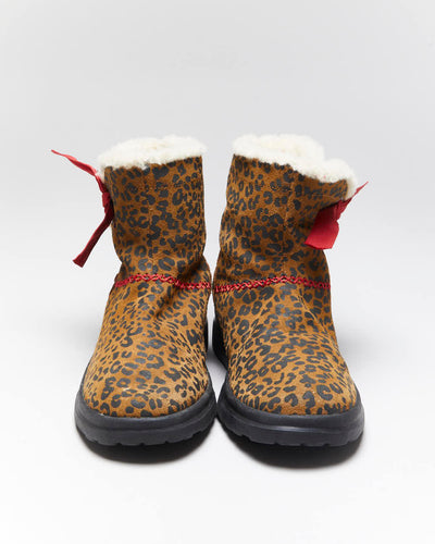 Vintage Y2k 00s UGG Leopard Print Boots - UK5.5