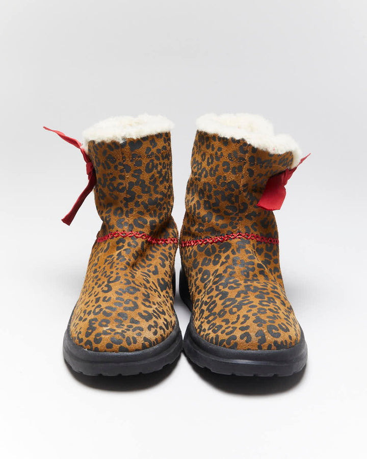 Vintage Y2k 00s UGG Leopard Print Boots - UK5.5