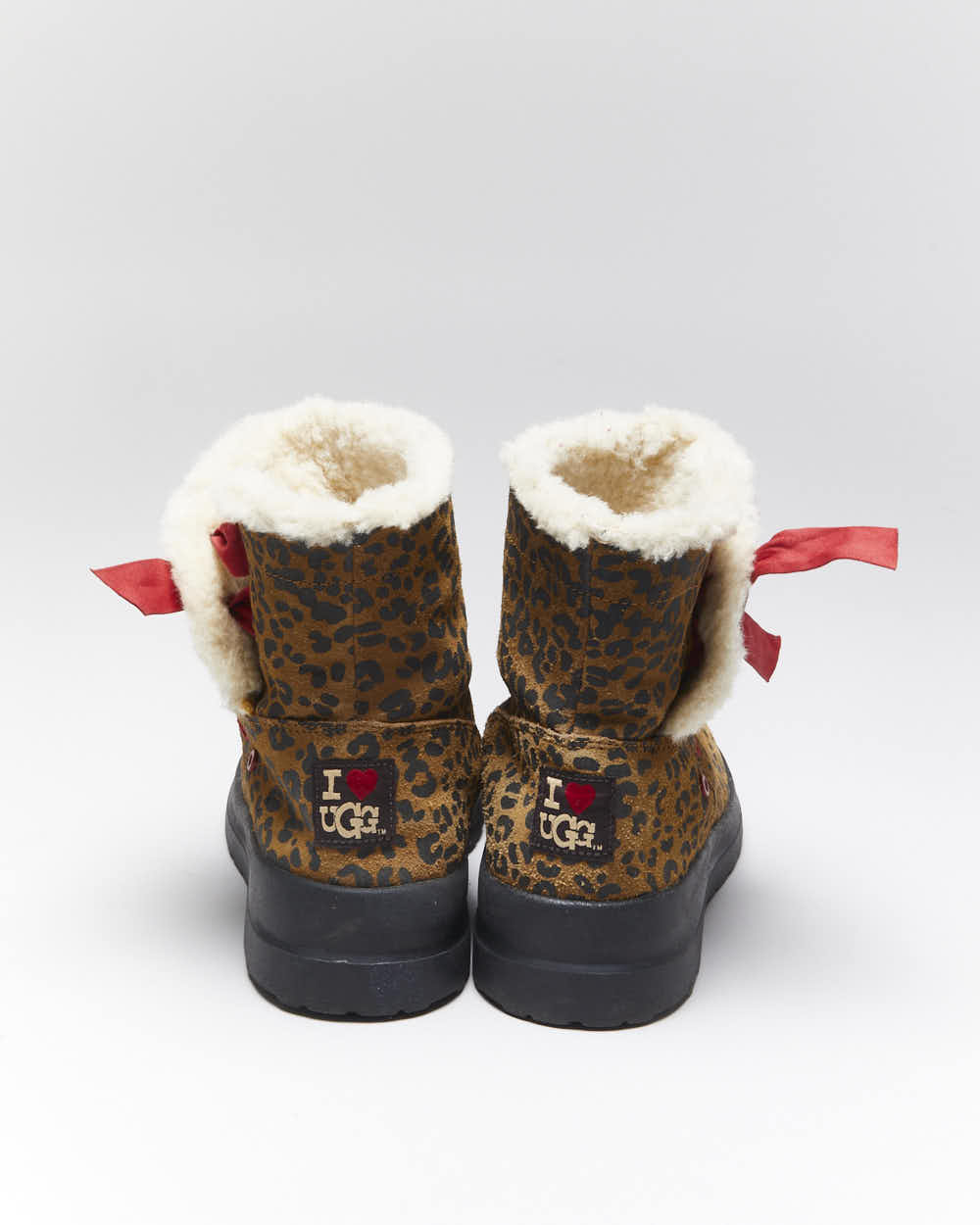 Vintage Y2k 00s UGG Leopard Print Boots - UK5.5