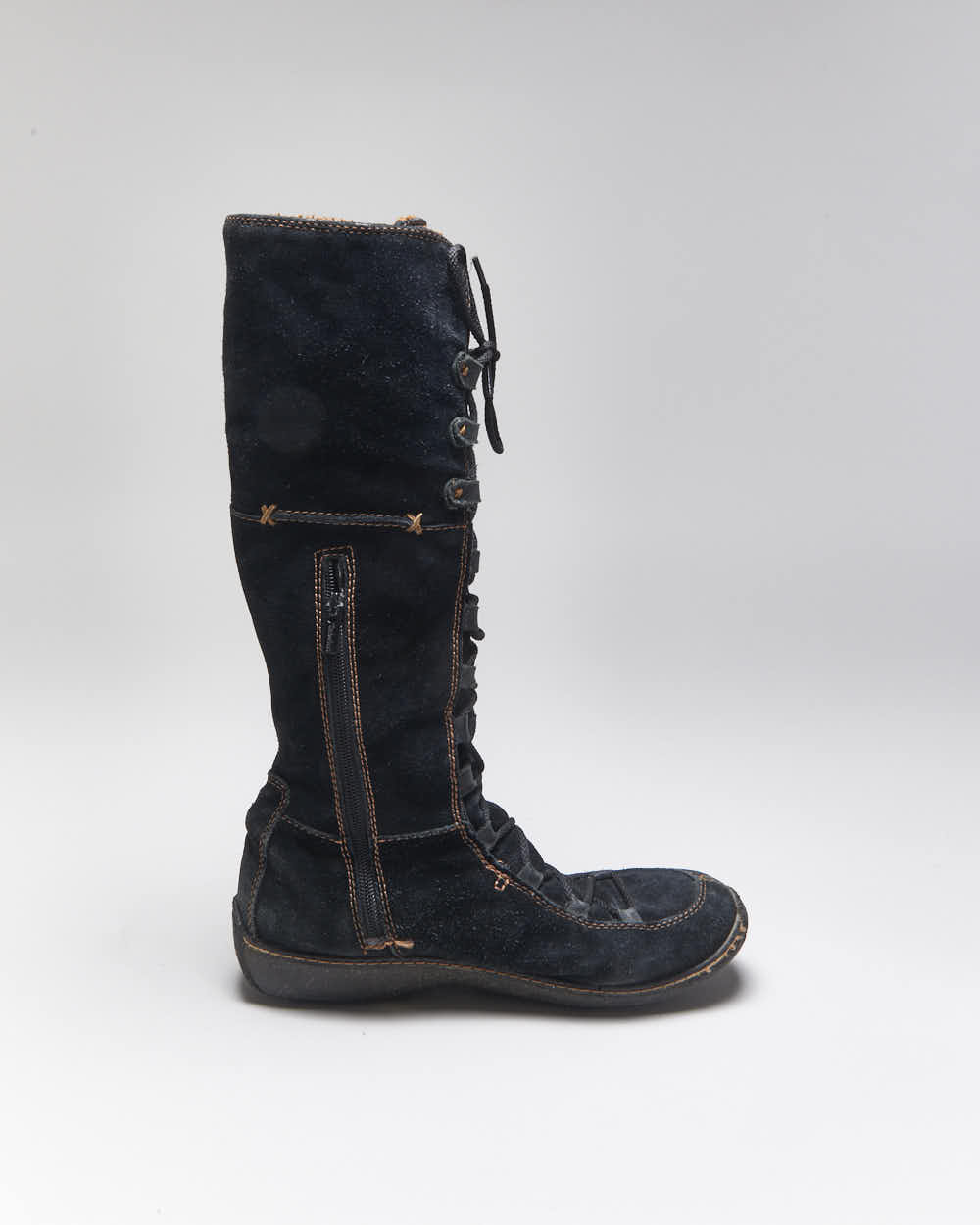 Vintage Y2k 00s Timberland Suede Lace-Up Boots - UK8