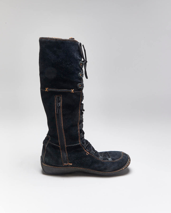 Vintage Y2k 00s Timberland Suede Lace-Up Boots - UK8