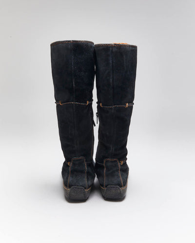 Vintage Y2k 00s Timberland Suede Lace-Up Boots - UK8